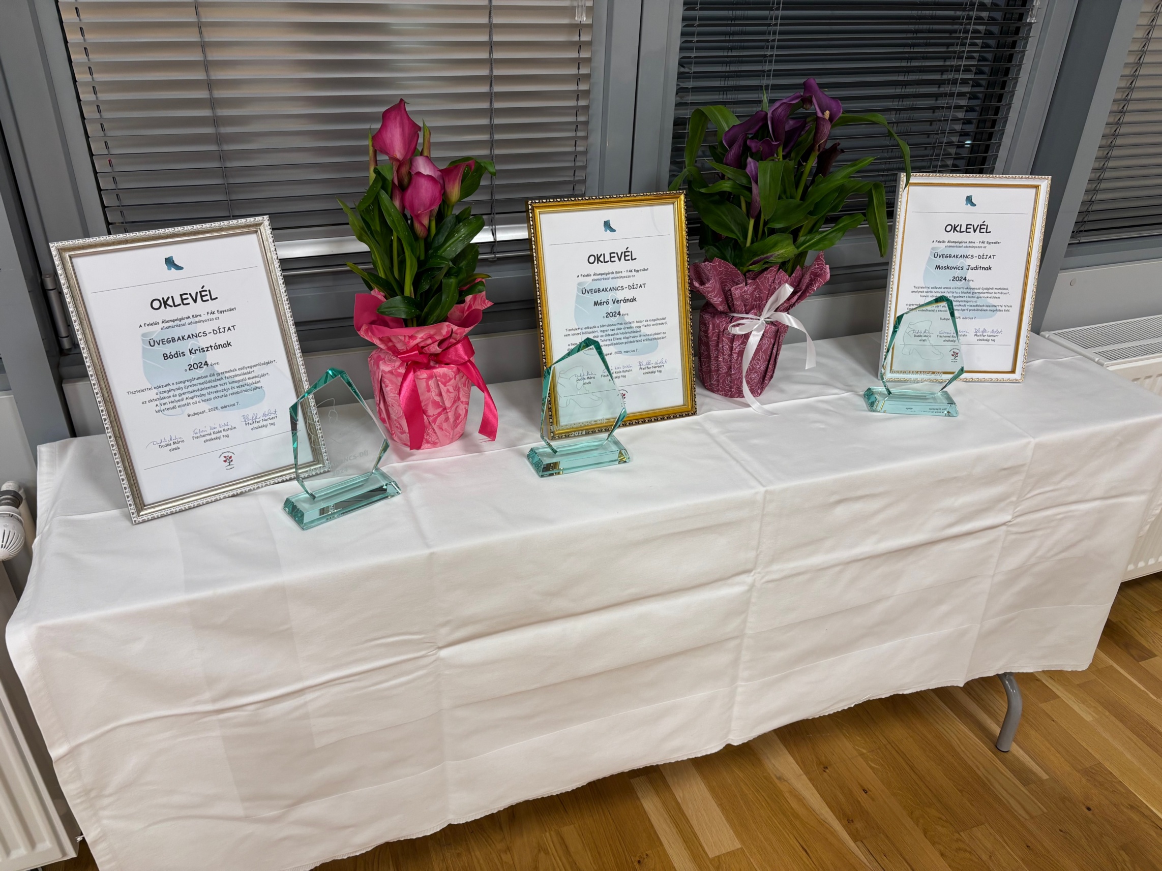 Átadtuk a 2024 év Üvegbakancs-díjait